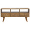 Nordic Style TV Unit with 3 Drawers Living Artisan Furniture 