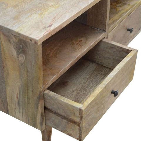Nordic Style TV Unit with 3 Drawers Living Artisan Furniture 