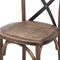Oak Cross Back Bar Stool Dining Hill Interiors 