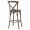 Oak Cross Back Bar Stool Dining Hill Interiors 