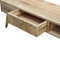 Oak-ish Gold Brass Inlay Media Unit Living Artisan Furniture 