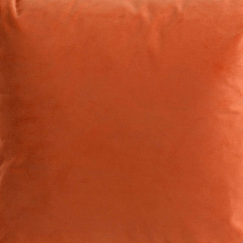 Orange Velvet Cushion 40x40cm Accessories Hill Interiors 
