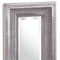 Oscar Slimline Antique Silver Full Length Mirror Mirrors Hill Interiors 