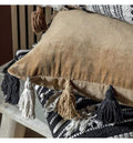 Ottovallo Tassel Cushion Camel Accessories Regency Studio 