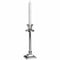 Pair Of White Luxe Flickering Flame LED Wax Dinner Candles Accessories Hill Interiors 