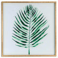 Palm Glass Image In Gold Frame Accessories Hill Interiors 