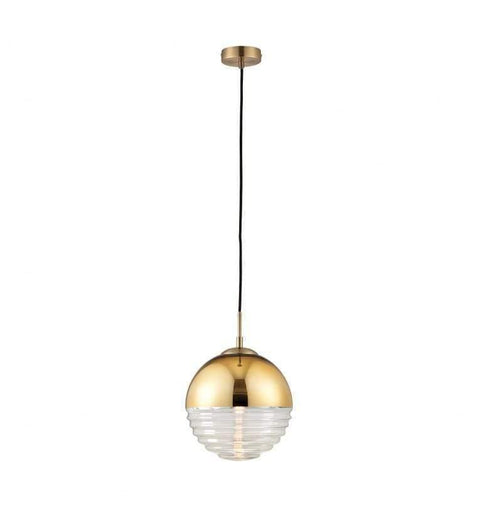 Paloma Pendant Light Gold Tinted Lighting Regency Studio 