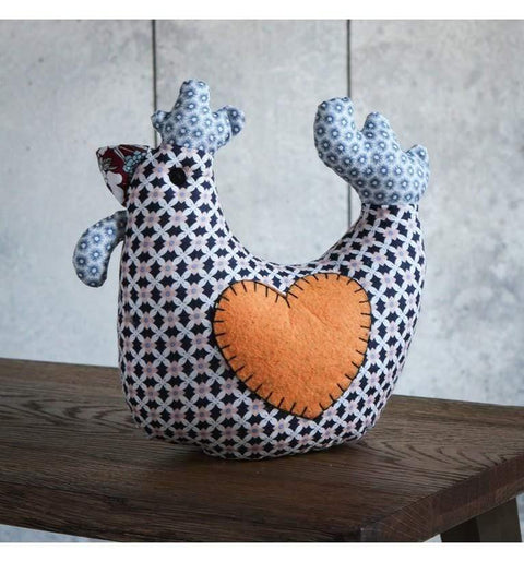 Patchwork Chicken Doorstop Accessories Regency Studio 