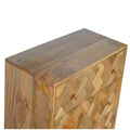 Patchwork Pattern Chest Sleeping Artisan Furniture 