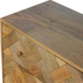 Patchwork Pattern Chest Sleeping Artisan Furniture 