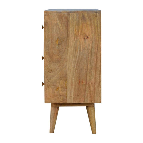 Patchwork Pattern Chest Sleeping Artisan Furniture 