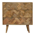 Patchwork Pattern Chest Sleeping Artisan Furniture 