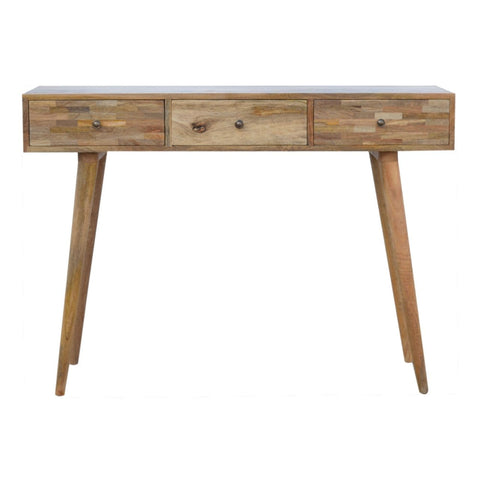 Patchwork Patterned Console Table Living Artisan Furniture 