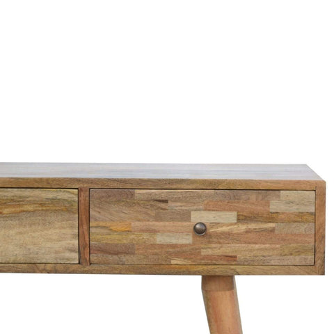 Patchwork Patterned Console Table Living Artisan Furniture 