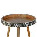 Pattterned Nordic Style End Table Living Artisan Furniture 