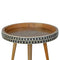 Pattterned Nordic Style End Table Living Artisan Furniture 