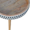 Pattterned Nordic Style End Table Living Artisan Furniture 