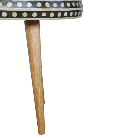 Pattterned Nordic Style End Table Living Artisan Furniture 