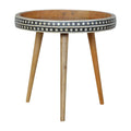 Pattterned Nordic Style End Table Living Artisan Furniture 