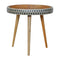 Pattterned Nordic Style End Table Living Artisan Furniture 