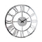 Pavia Large Wall Clock Polished Aluminium Accessories Regency Studio 