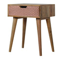 Perforated Copper Bedside Sleeping Artisan Furniture 