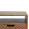 Perforated Copper Bedside with Open Slot Sleeping Artisan Furniture 