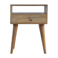 Perforated Copper Bedside with Open Slot Sleeping Artisan Furniture 