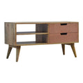 Perforated Copper Media Unit Living Artisan Furniture 