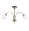 Petal 3 Ceiling Lamp Antique Brass Lighting Regency Studio 