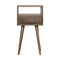 Petite Grey Washed Finish Bedside Sleeping Artisan Furniture 