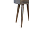 Petite Grey Washed Finish Bedside Sleeping Artisan Furniture 