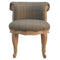 Petite Multi Tweed French Chair Living Artisan Furniture 