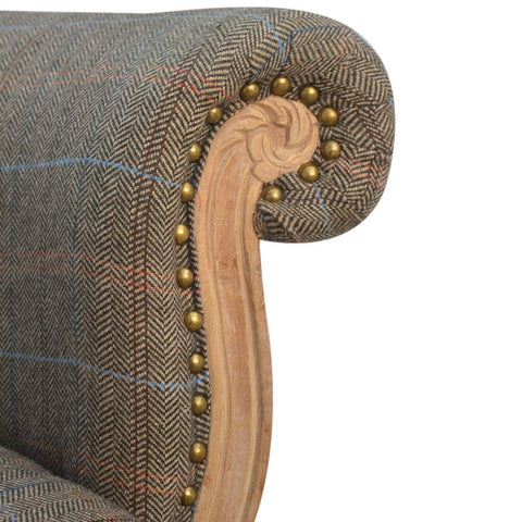 Petite Multi Tweed French Chair Living Artisan Furniture 