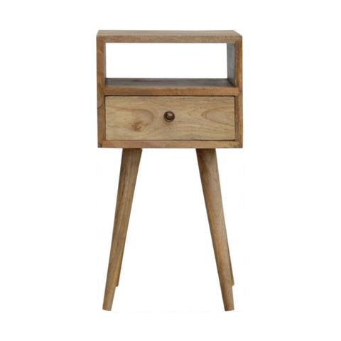 Petite Oak-ish Bedside Sleeping Artisan Furniture 