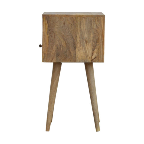 Petite Oak-ish Bedside Sleeping Artisan Furniture 