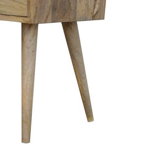 Petite Oak-ish Bedside Sleeping Artisan Furniture 