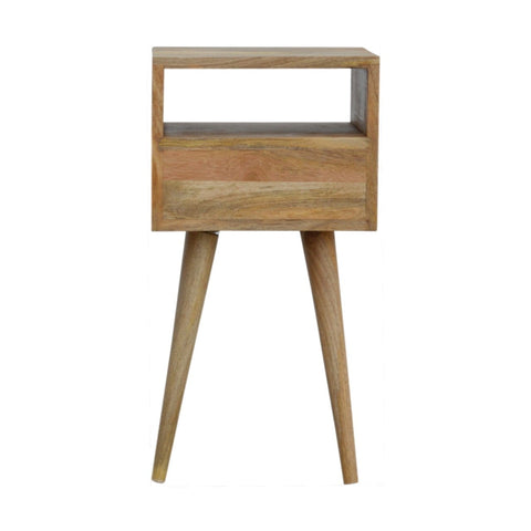 Petite Oak-ish Bedside Sleeping Artisan Furniture 
