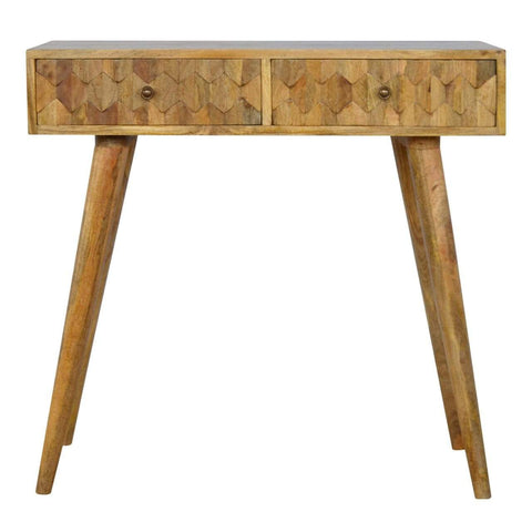 Pineapple Carved Console Table Living Artisan Furniture 