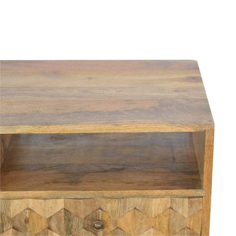 Pineapple Carved Media Unit Living Artisan Furniture 