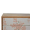 Pink Floral Screen Printed Bedside Sleeping Artisan Furniture 