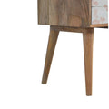 Pink Floral Screen Printed Bedside Sleeping Artisan Furniture 