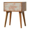 Pink Floral Screen Printed Bedside Sleeping Artisan Furniture 