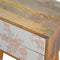 Pink Floral Screen Printed Bedside Sleeping Artisan Furniture 