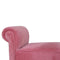 Pink Velvet Bench Living Artisan Furniture 