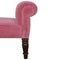 Pink Velvet Bench Living Artisan Furniture 