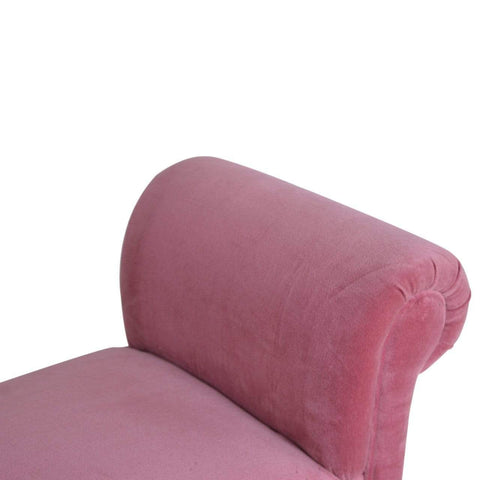 Pink Velvet Bench Living Artisan Furniture 