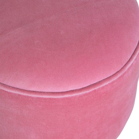 Pink Velvet Nordic Style Footstool Living Artisan Furniture 