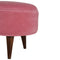 Pink Velvet Nordic Style Footstool Living Artisan Furniture 