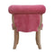 Pink Velvet Studded Chair Living Artisan Furniture 